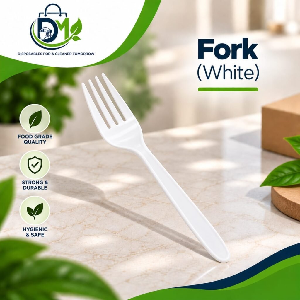 Transparent Disposable Plastic Fork